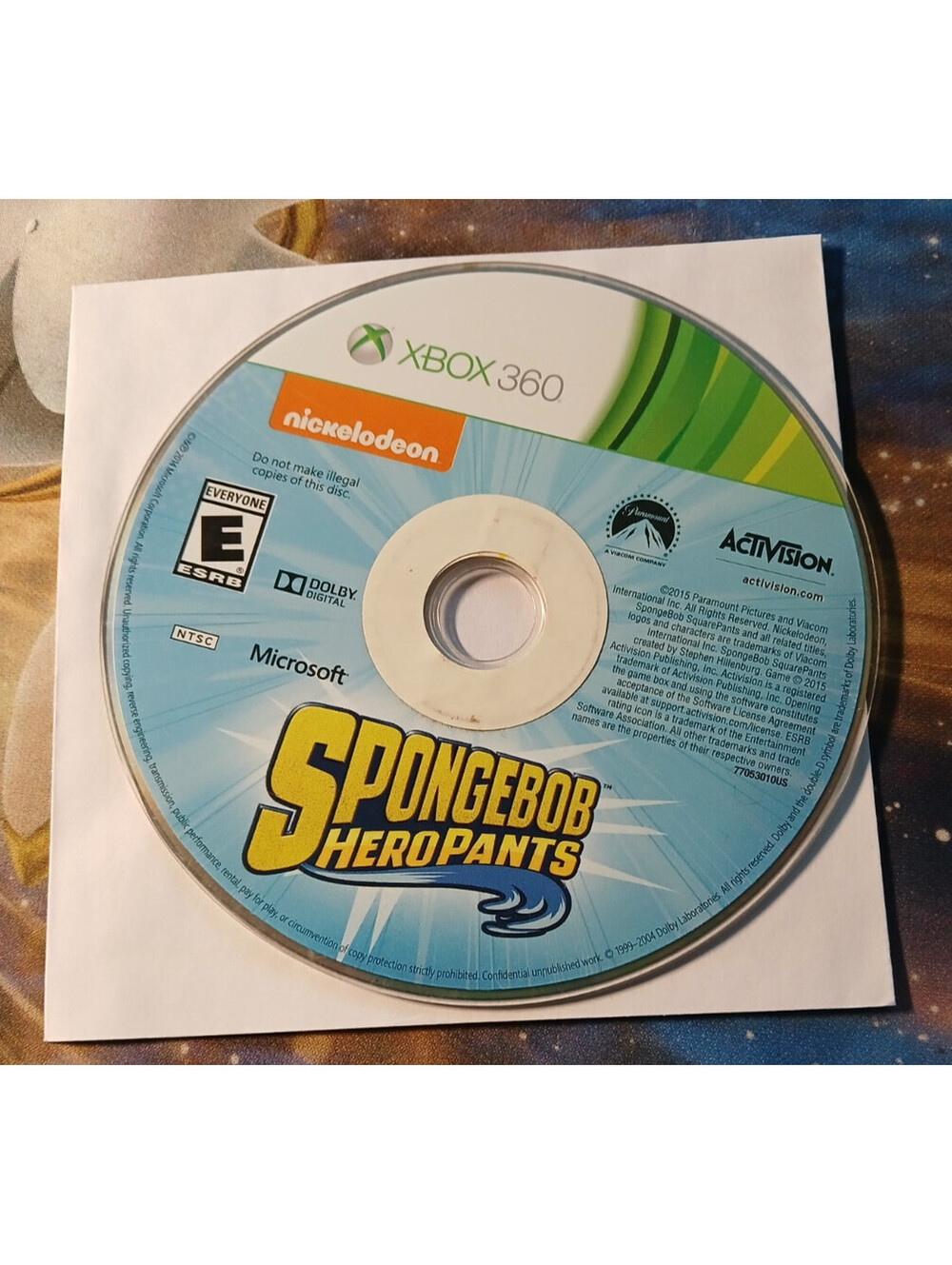 SpongeBob Squarepants: HeroPants (Microsoft Xbox 360, 2015)